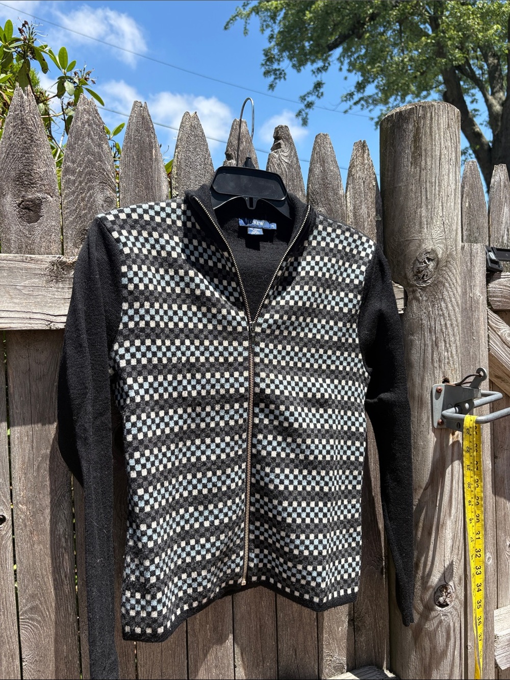 J. Crew small merino wool zip sweater!